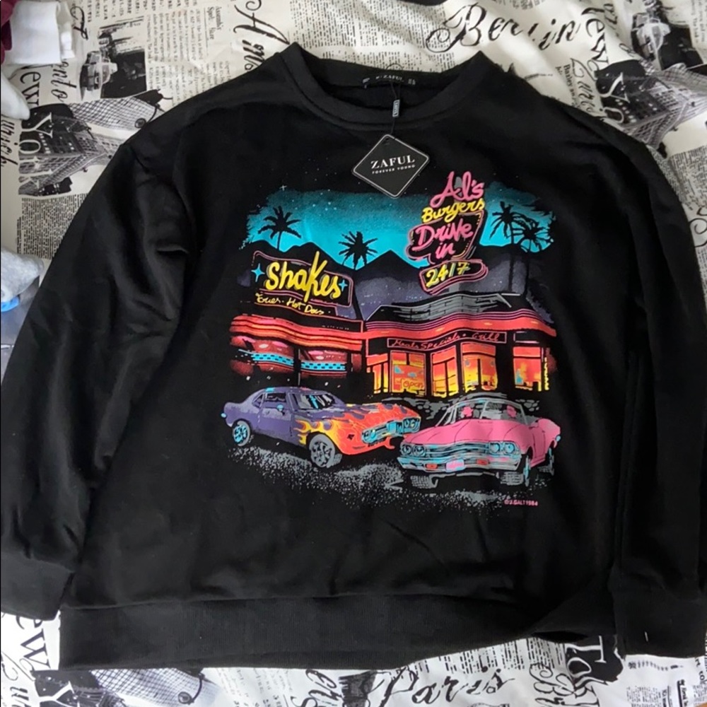NWT vintage graphic crewneck